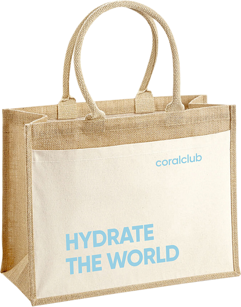 Canvas-Tasche Hydrate The World